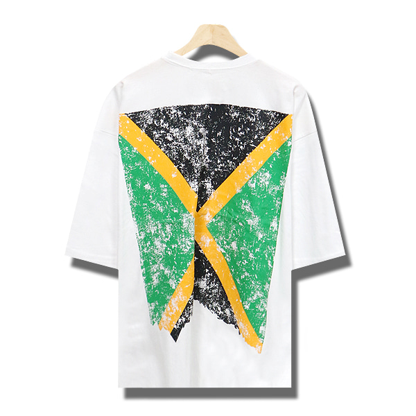 자메이카 박스핏 반팔 티셔츠 [2color]