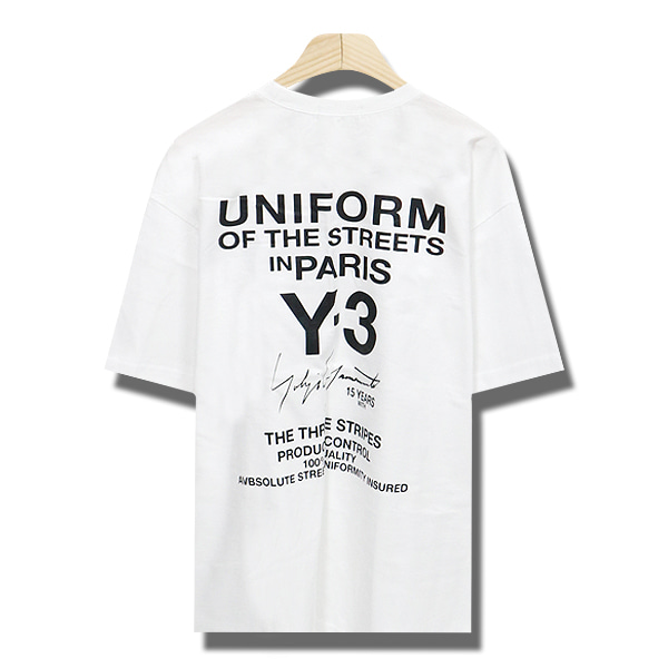 Y-3 유니폼 반팔 티셔츠 [2color]
