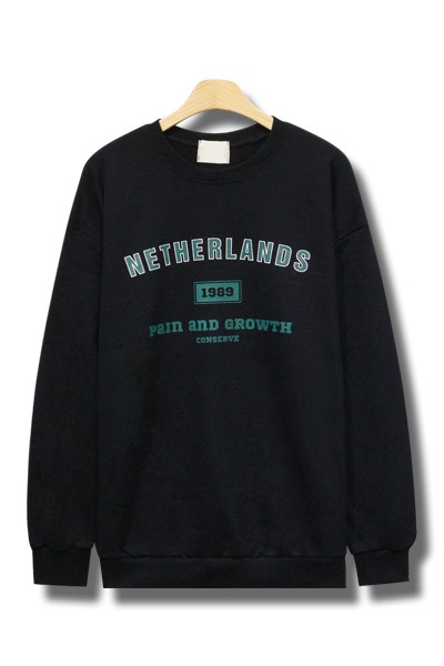 네덜란드 1989 오버핏 맨투맨 [3color]
