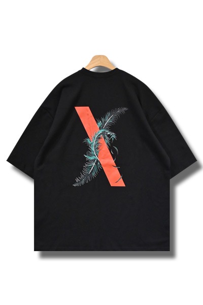 야자수 X 오버핏 반팔 티셔츠